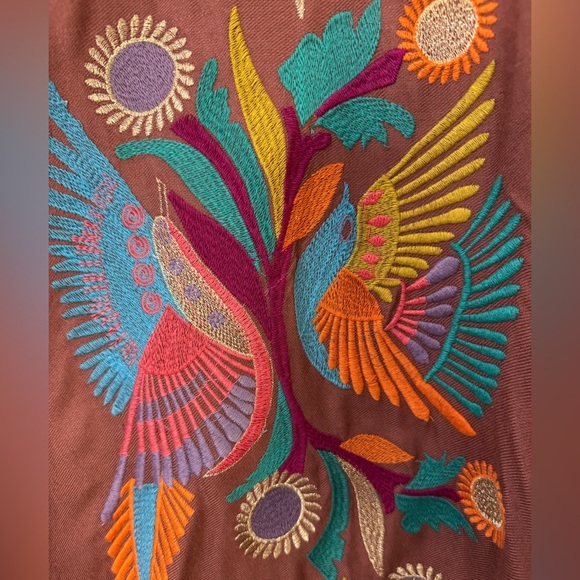 Judith March Embroidered Boho Tunic Top Sz Large - Picture 5 of 6